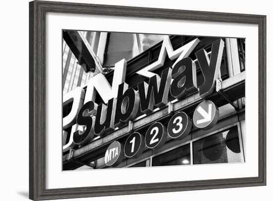 Subway Stations - Manhattan - New York City - United States-Philippe Hugonnard-Framed Photographic Print