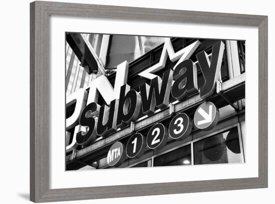 Subway Stations - Manhattan - New York City - United States-Philippe Hugonnard-Framed Photographic Print