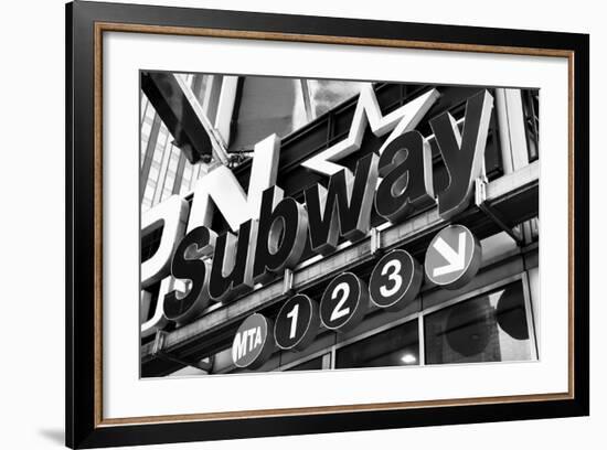 Subway Stations - Manhattan - New York City - United States-Philippe Hugonnard-Framed Photographic Print