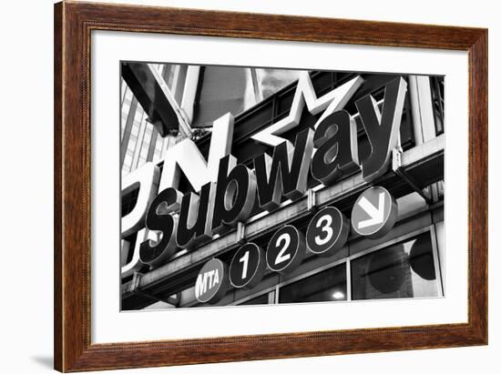 Subway Stations - Manhattan - New York City - United States-Philippe Hugonnard-Framed Photographic Print