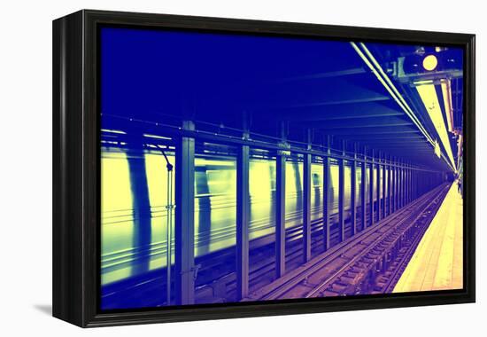 Subway Stations - Manhattan - New York City - United States-Philippe Hugonnard-Framed Premier Image Canvas