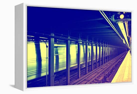 Subway Stations - Manhattan - New York City - United States-Philippe Hugonnard-Framed Premier Image Canvas