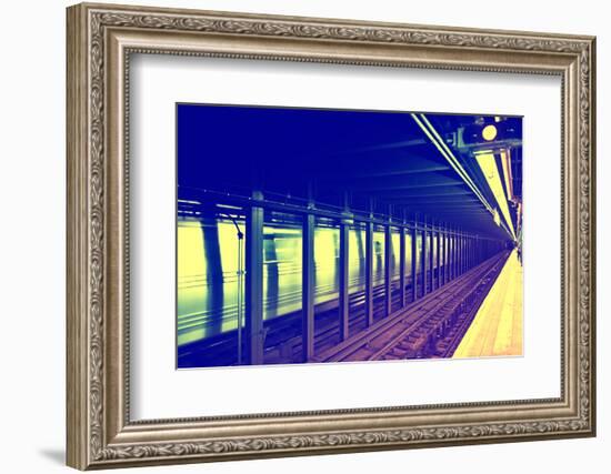 Subway Stations - Manhattan - New York City - United States-Philippe Hugonnard-Framed Photographic Print