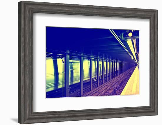 Subway Stations - Manhattan - New York City - United States-Philippe Hugonnard-Framed Photographic Print