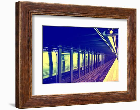 Subway Stations - Manhattan - New York City - United States-Philippe Hugonnard-Framed Photographic Print