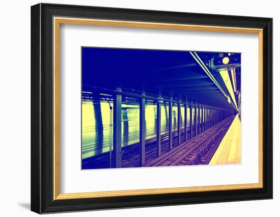 Subway Stations - Manhattan - New York City - United States-Philippe Hugonnard-Framed Photographic Print