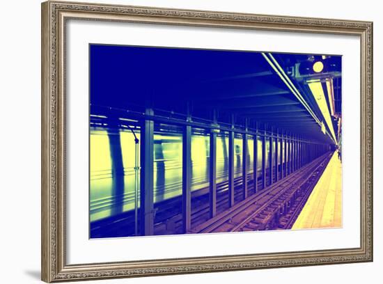 Subway Stations - Manhattan - New York City - United States-Philippe Hugonnard-Framed Photographic Print