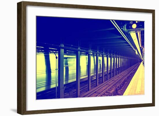 Subway Stations - Manhattan - New York City - United States-Philippe Hugonnard-Framed Photographic Print