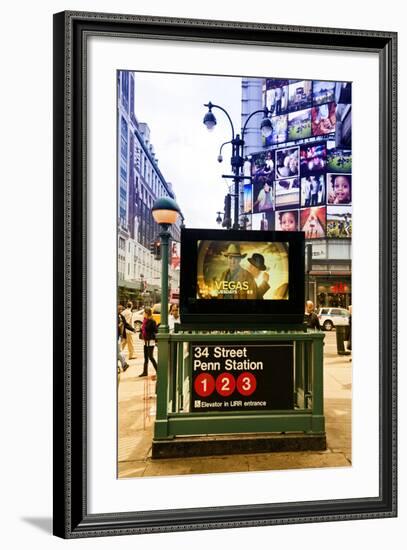 Subway Stations - Manhattan - New York City - United States-Philippe Hugonnard-Framed Photographic Print