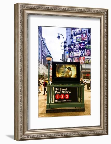 Subway Stations - Manhattan - New York City - United States-Philippe Hugonnard-Framed Photographic Print