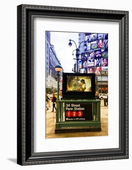 Subway Stations - Manhattan - New York City - United States-Philippe Hugonnard-Framed Photographic Print