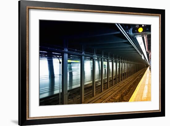 Subway Stations - Manhattan - New York City - United States-Philippe Hugonnard-Framed Photographic Print