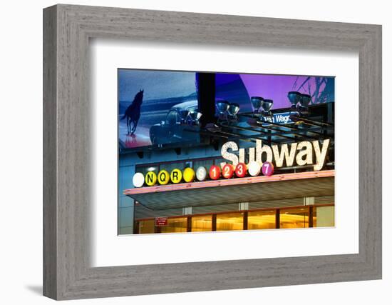 Subway Stations - Manhattan - New York City - United States-Philippe Hugonnard-Framed Photographic Print