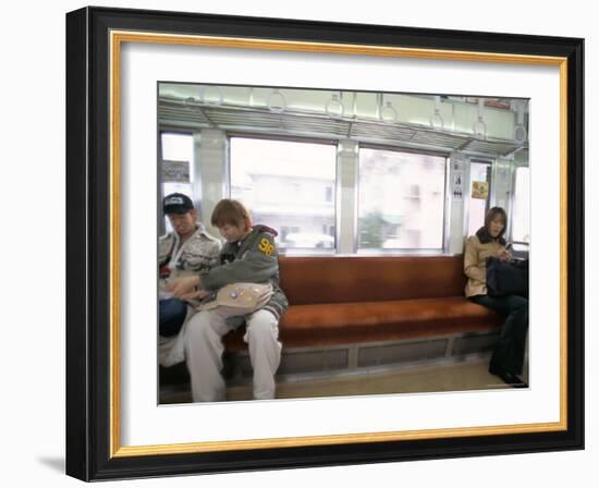 Subway, Tokyo, Japan-Christian Kober-Framed Photographic Print