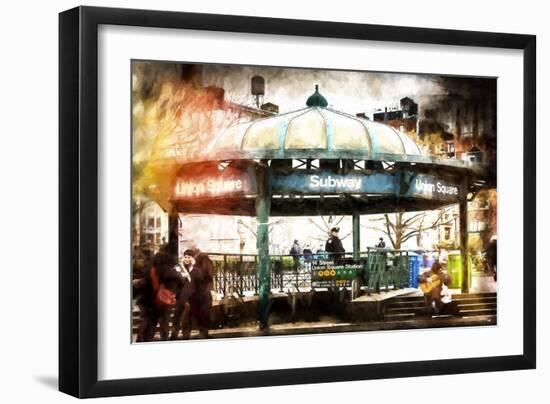 Subway Union Square-Philippe Hugonnard-Framed Premium Giclee Print