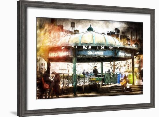 Subway Union Square-Philippe Hugonnard-Framed Giclee Print