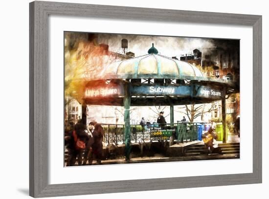 Subway Union Square-Philippe Hugonnard-Framed Giclee Print