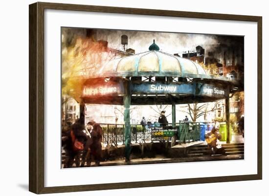 Subway Union Square-Philippe Hugonnard-Framed Giclee Print