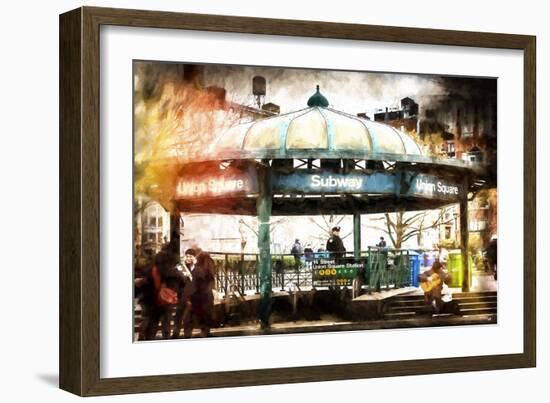 Subway Union Square-Philippe Hugonnard-Framed Giclee Print