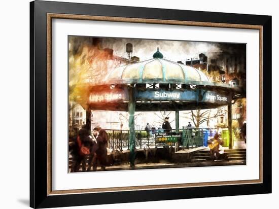 Subway Union Square-Philippe Hugonnard-Framed Giclee Print