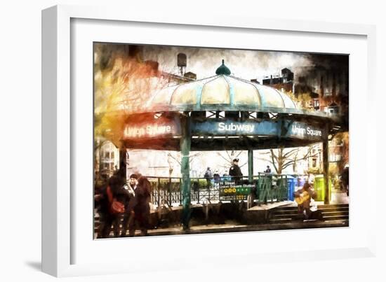 Subway Union Square-Philippe Hugonnard-Framed Giclee Print