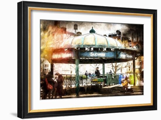 Subway Union Square-Philippe Hugonnard-Framed Giclee Print