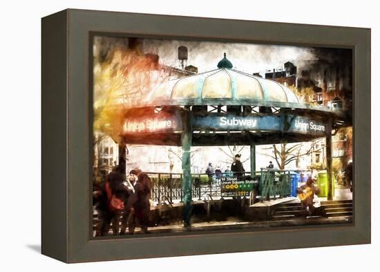 Subway Union Square-Philippe Hugonnard-Framed Premier Image Canvas