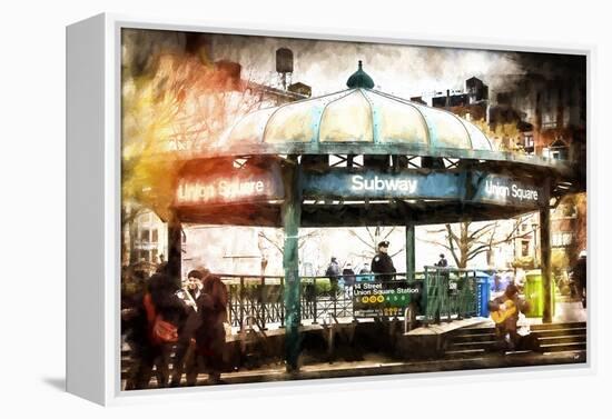 Subway Union Square-Philippe Hugonnard-Framed Premier Image Canvas