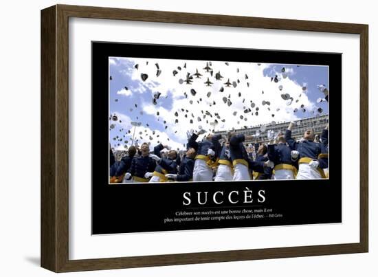 Succès: Citation Et Affiche D'Inspiration Et Motivation-null-Framed Photographic Print