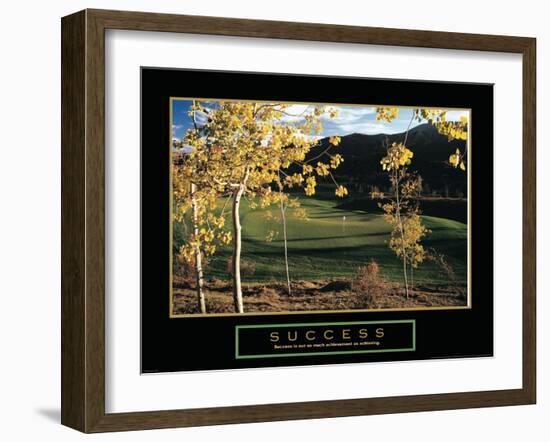 Success - Golf II-unknown unknown-Framed Photo