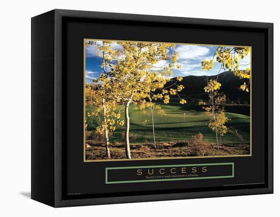 Success - Golf-Unknown Unknown-Framed Stretched Canvas