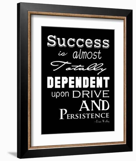 Success is Dependent Upon Drive-Veruca Salt-Framed Art Print