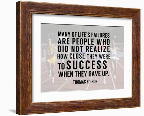 Success - runners-Sports Mania-Framed Art Print