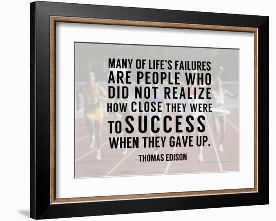 Success - runners-Sports Mania-Framed Art Print