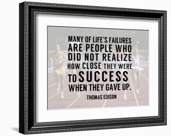 Success - runners-Sports Mania-Framed Art Print