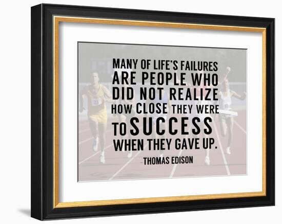 Success - runners-Sports Mania-Framed Art Print