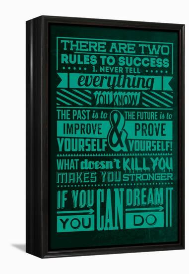 Success Set Green-Lorand Okos-Framed Stretched Canvas