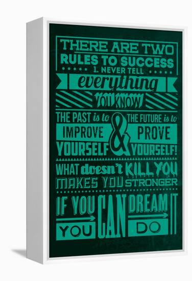 Success Set Green-Lorand Okos-Framed Stretched Canvas