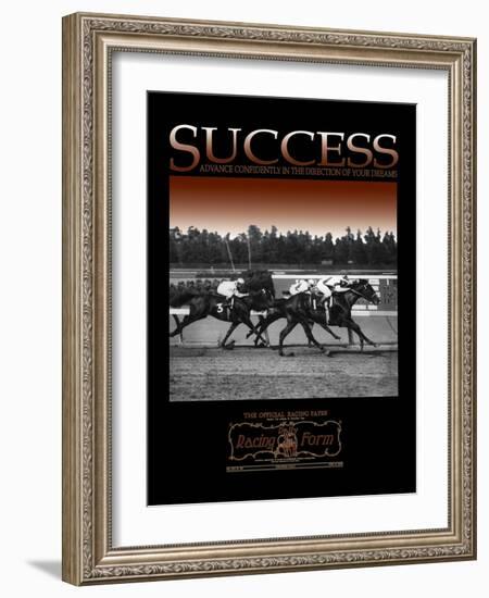 Success-null-Framed Art Print