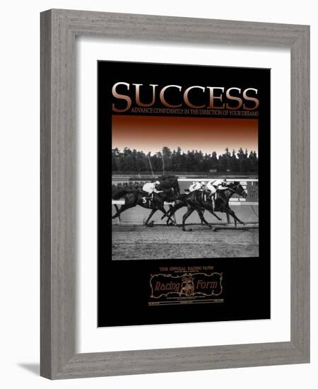 Success-null-Framed Art Print