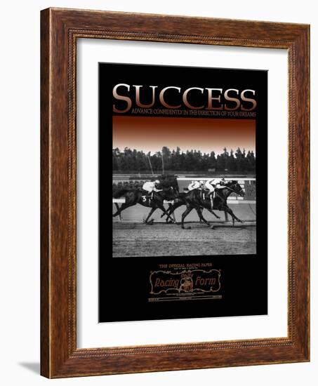 Success-null-Framed Art Print