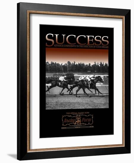 Success-null-Framed Art Print