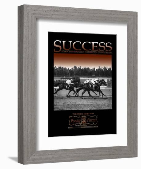 Success-null-Framed Art Print