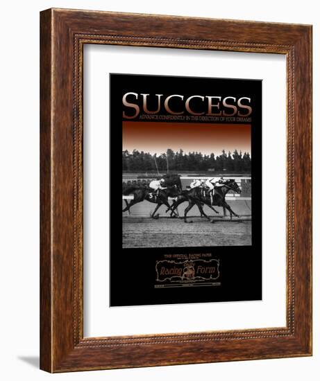 Success-null-Framed Art Print