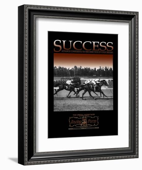 Success-null-Framed Art Print