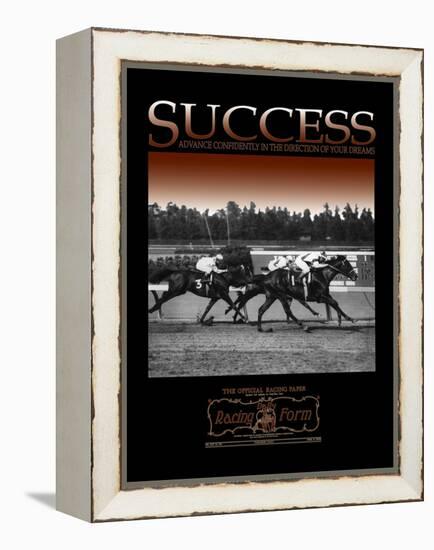 Success-null-Framed Stretched Canvas