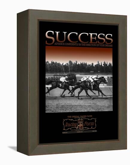 Success-null-Framed Stretched Canvas