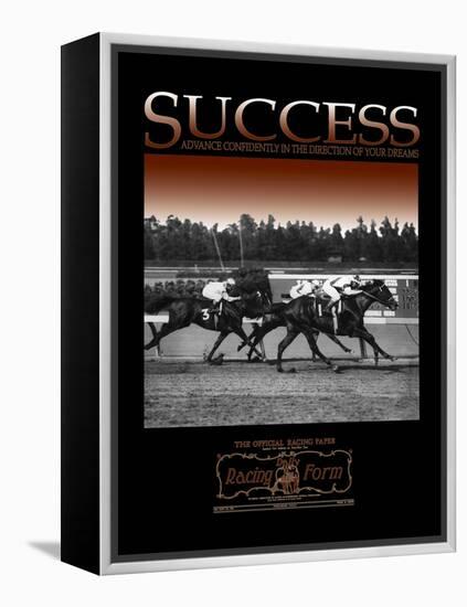 Success-null-Framed Stretched Canvas