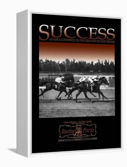 Success-null-Framed Stretched Canvas