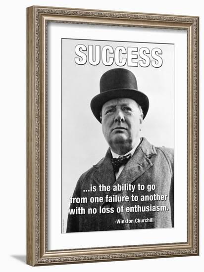 Success-null-Framed Art Print